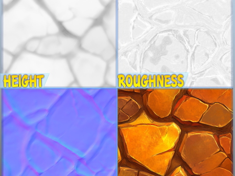 Stylized Gold Seamless Texture CG Dokuları