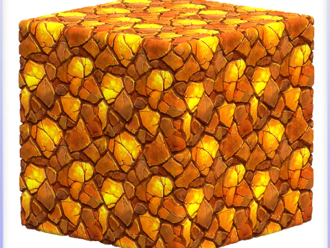 Stylized Gold Seamless Texture CG Textures