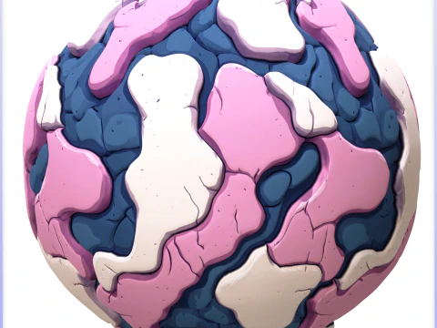 Stylized Ground Seamless Texture CG Textures