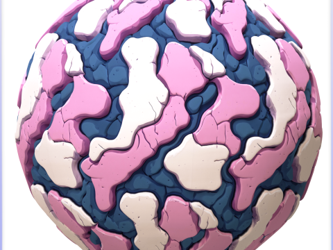 Stylized Ground Seamless Texture CG Textures