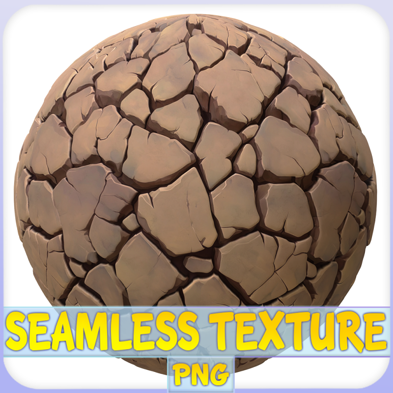 Stylized Ground Seamless Texture CG Текстури .c4d .max .obj .3ds .fbx .stl .blend