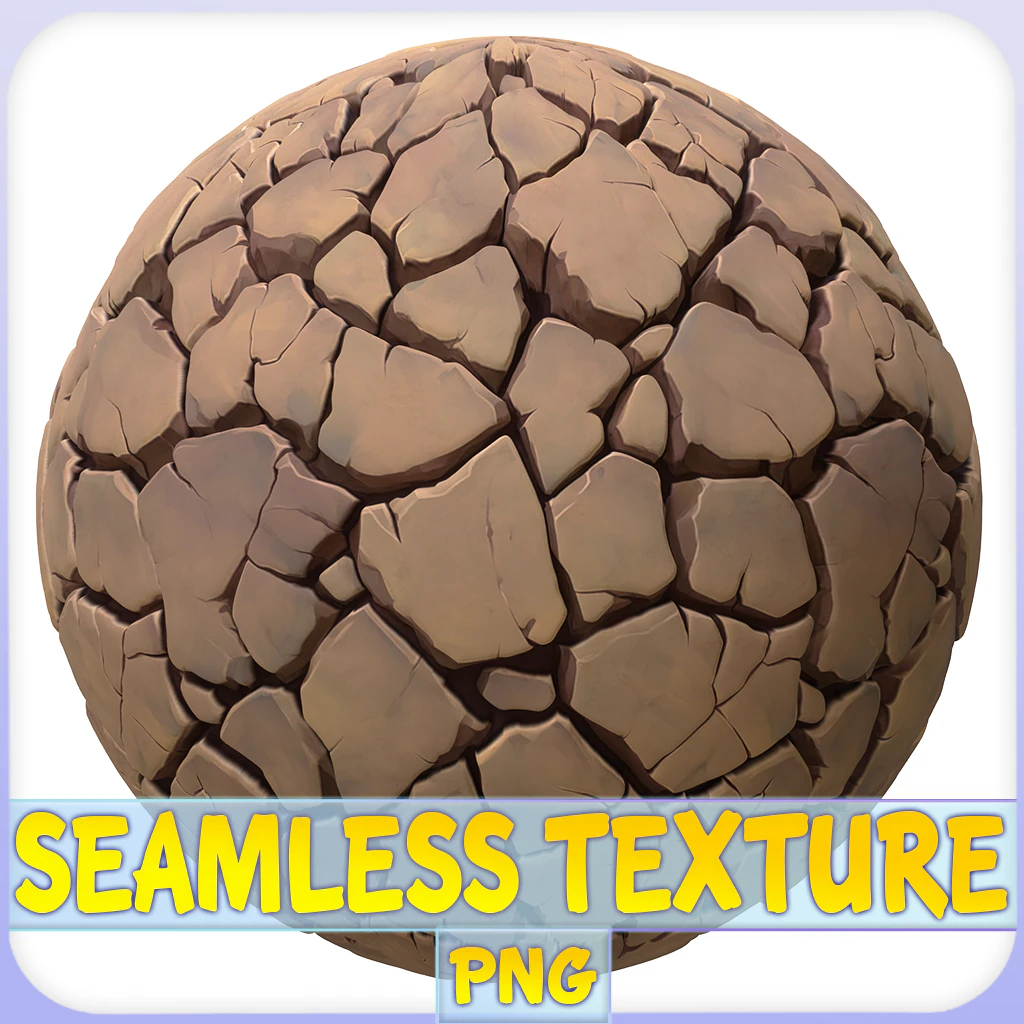 Stylized Ground Seamless Texture CG Textures .c4d .max .obj .3ds .fbx .stl .blend