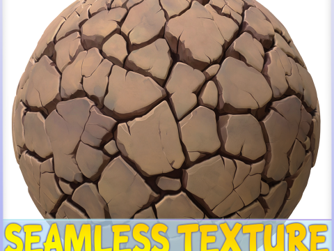 Stylized Ground Seamless Texture CG Texturen
