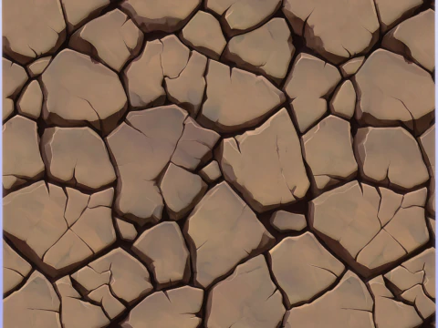 Stylized Ground Seamless Texture CG Textures