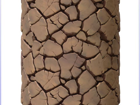 Stylized Ground Seamless Texture CG Текстури