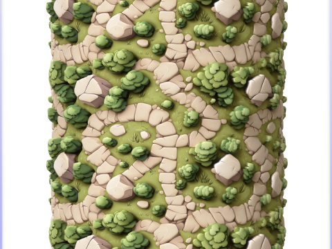 Stylized Ground Seamless Texture CG Textures