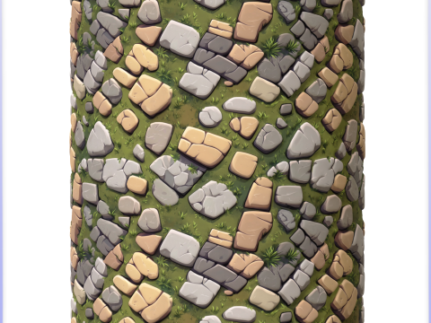 Stylized Ground Seamless Texture CG Текстури