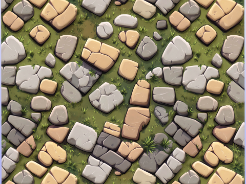 Stylized Ground Seamless Texture CG Текстури