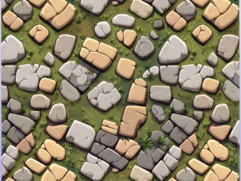 Stylized Ground Seamless Texture CG Textures