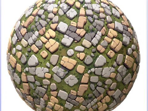 Stylized Ground Seamless Texture CG Textures