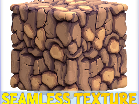 Stylized Ground Seamless Texture CG Texturen