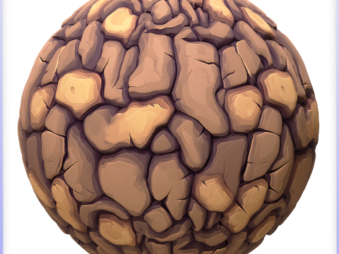 Stylized Ground Seamless Texture CG 纹理