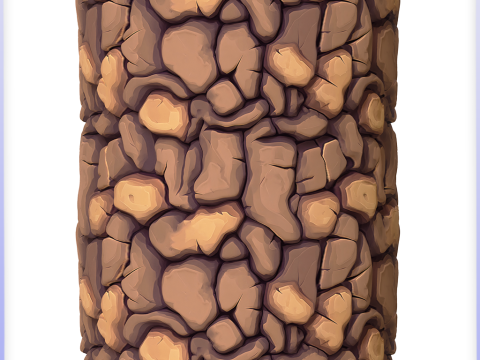 Stylized Ground Seamless Texture CG 纹理