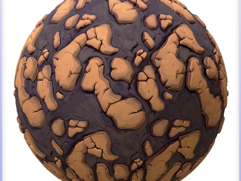 Stylized Ground Seamless Texture CG Textures
