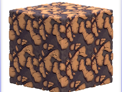 Stylized Ground Seamless Texture CG Textures