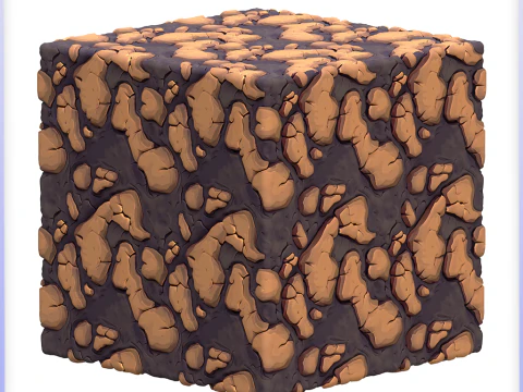 Struttura senza giunte di terra stilizzata CG Textures