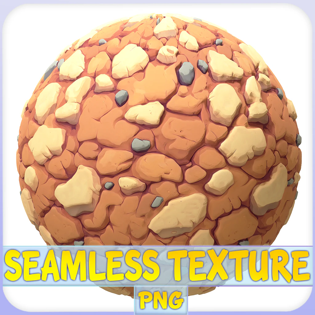 Stylized Ground Seamless Texture CG Textures .c4d .max .obj .3ds .fbx .stl .blend