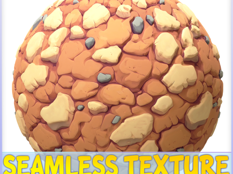 Stylized Ground Seamless Texture CG Texturen