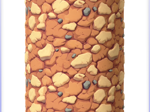 Stylized Ground Seamless Texture CG 纹理