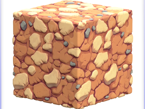 Stylized Ground Seamless Texture CG 纹理