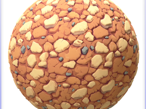 Stylized Ground Seamless Texture CG 纹理