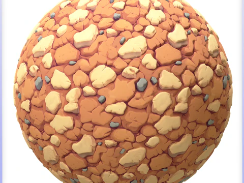 Stylized Ground Seamless Texture CG Textures