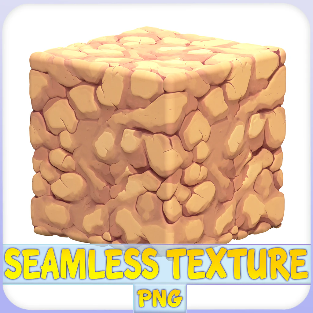 Stylized Ground Seamless Texture CG Textures .c4d .max .obj .3ds .fbx .stl .blend