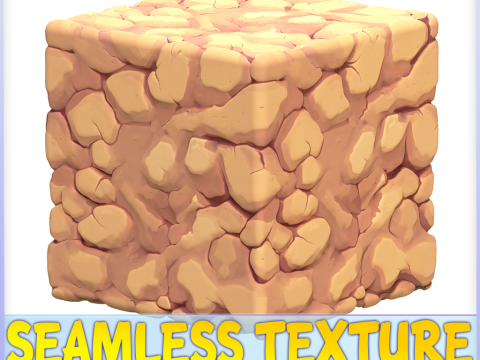Stylized Ground Seamless Texture CG テクスチャ