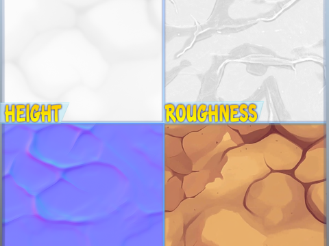 Stylized Ground Seamless Texture CG Текстури
