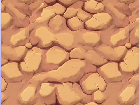 Stylized Ground Seamless Texture CG Текстури