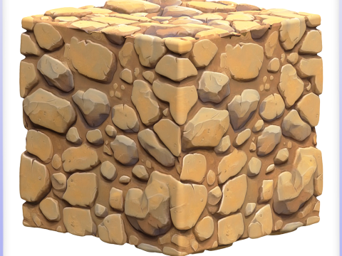 Stylized Ground Seamless Texture CG Текстуры