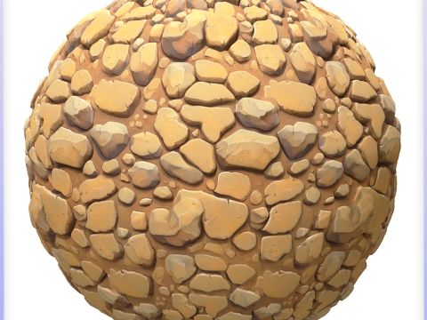 Stylized Ground Seamless Texture CG Текстуры