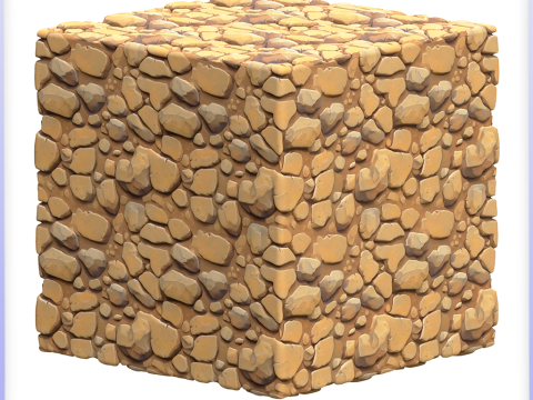 Stylized Ground Seamless Texture CG Текстуры