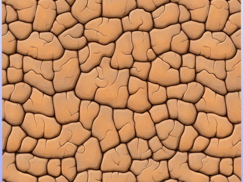 Stylized Ground Seamless Texture CG Textures