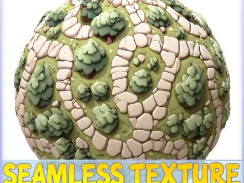 Stylized Ground Seamless Texture CG Textures