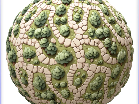 Stylized Ground Seamless Texture CG Textures