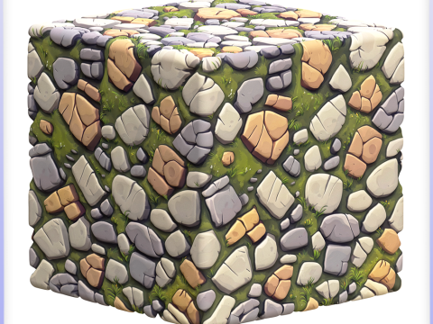 Stylized Ground Seamless Texture Texturas CG
