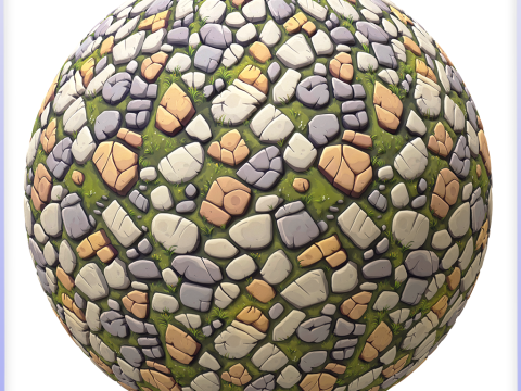 Stylized Ground Seamless Texture Texturas CG