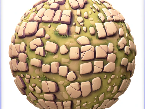 Stylized Ground Seamless Texture CG Textures