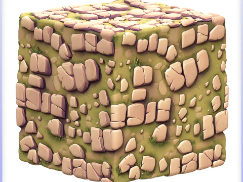 Stylized Ground Seamless Texture CG Textures