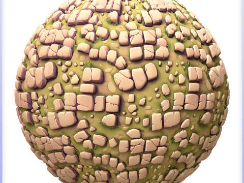Stylized Ground Seamless Texture CG टेक्स्चर्स