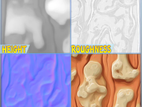 Struttura senza giunte di terra stilizzata CG Textures