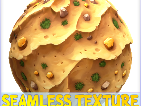 Stylized Ground Seamless Texture CG Texturen