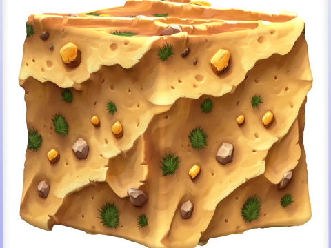 Stylized Ground Seamless Texture CG Dokuları