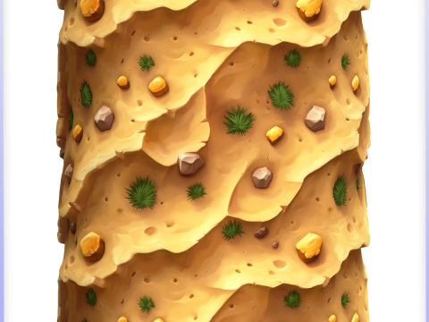 Stylized Ground Seamless Texture CG Dokuları