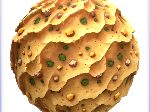 Stylized Ground Seamless Texture CG Dokuları