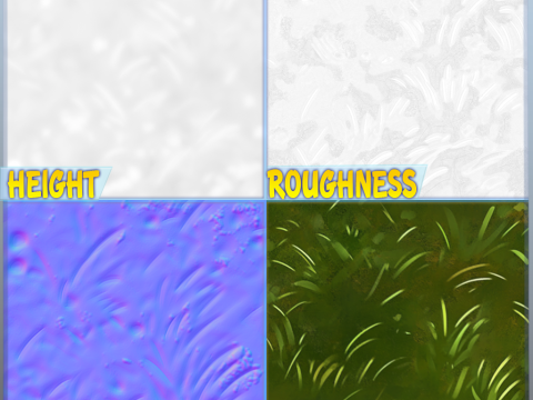 Stylized Ground Seamless Texture CG Textures