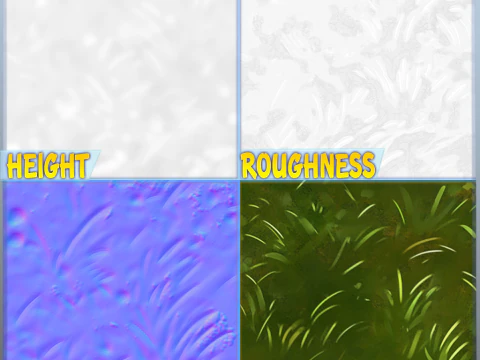 Stylized Ground Seamless Texture CG Textures