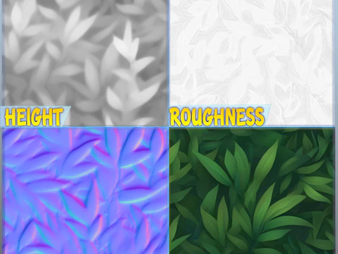 Stylized Ground Seamless Texture CG Textures