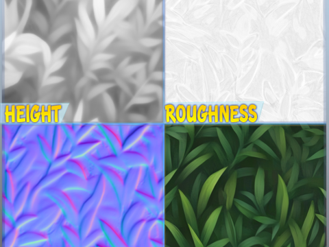 Stylized Ground Seamless Texture CG Texturen